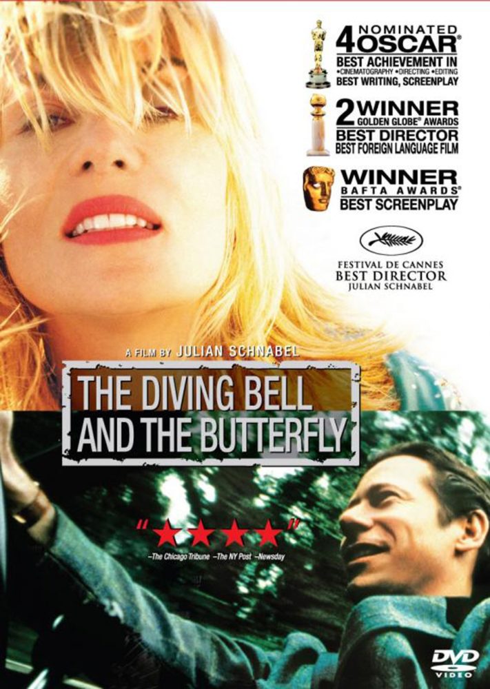 theatrical poster for the diving bell and the butterfly