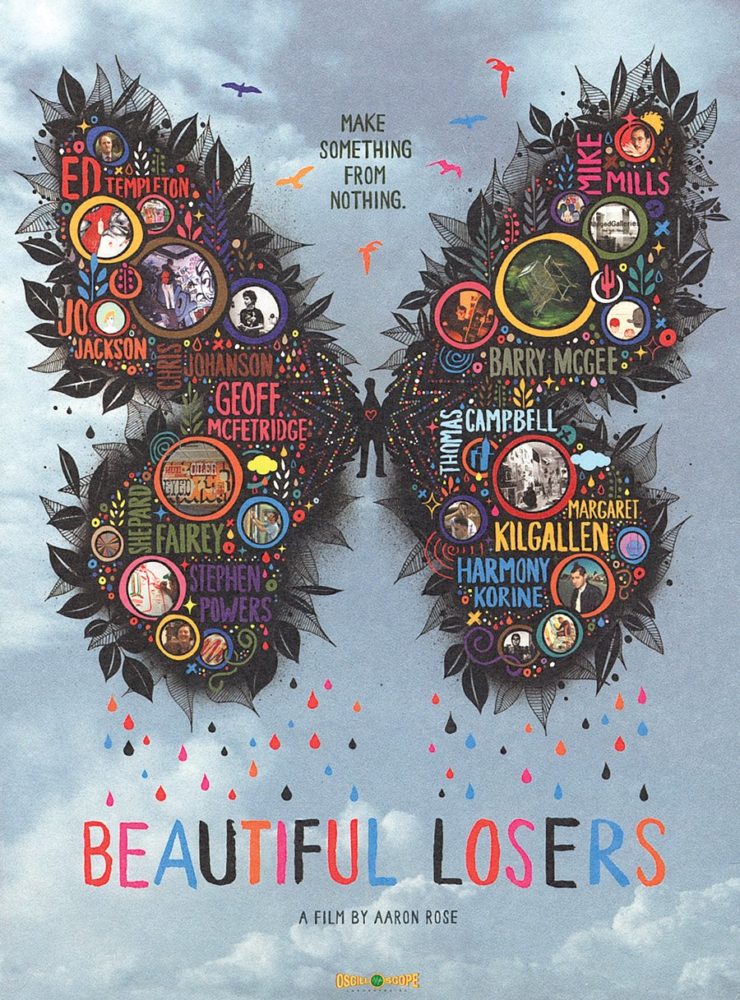 theatrical poster for beautiful losers