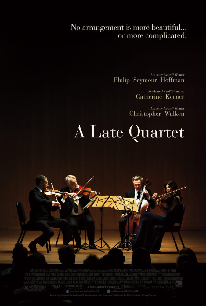 theatrical poster for a late quartet
