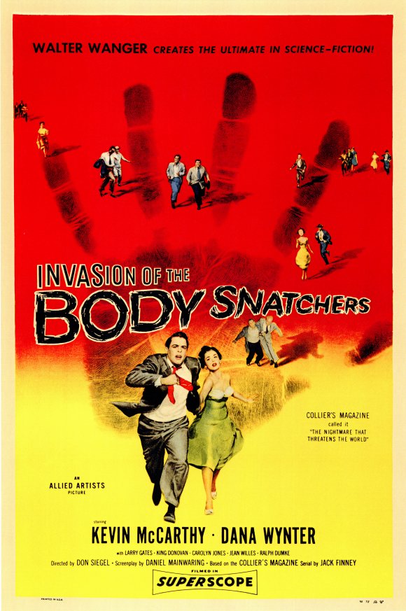 theatrical poster for invasion of the body snatchers