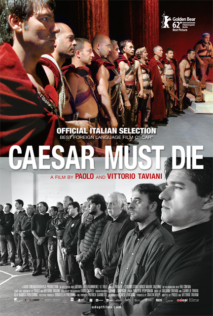 theatrical poster for caesar must die