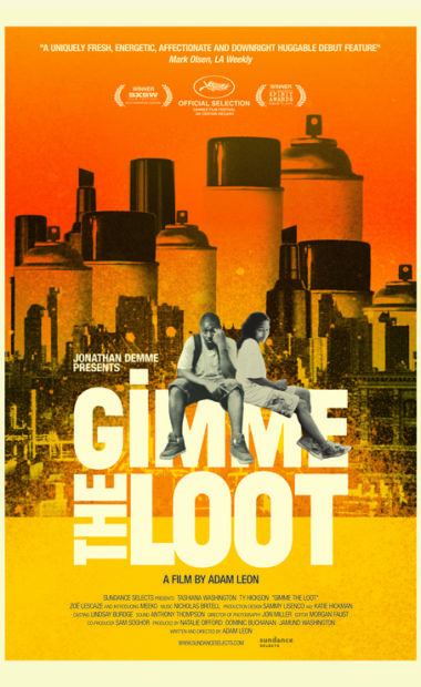 theatrical poster for gimme the loot