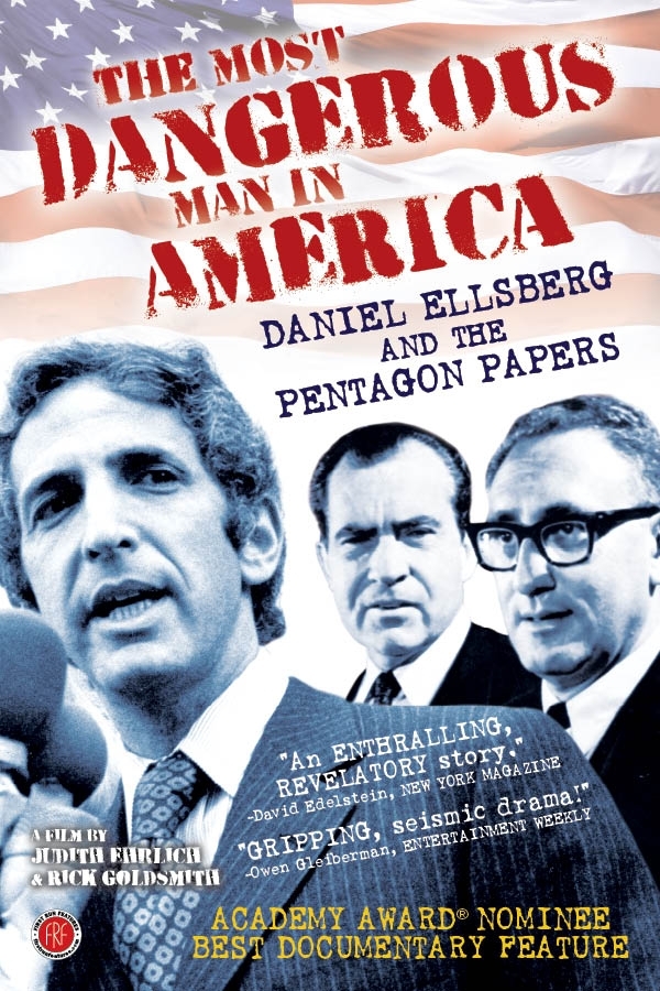 theatrical poster for the most dangerous man in america
