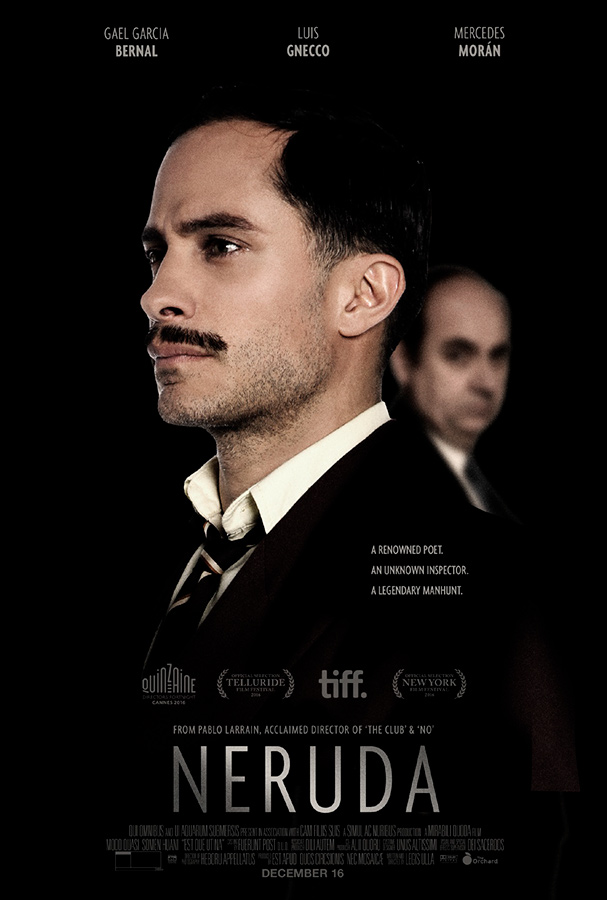 theatrical poster for neruda