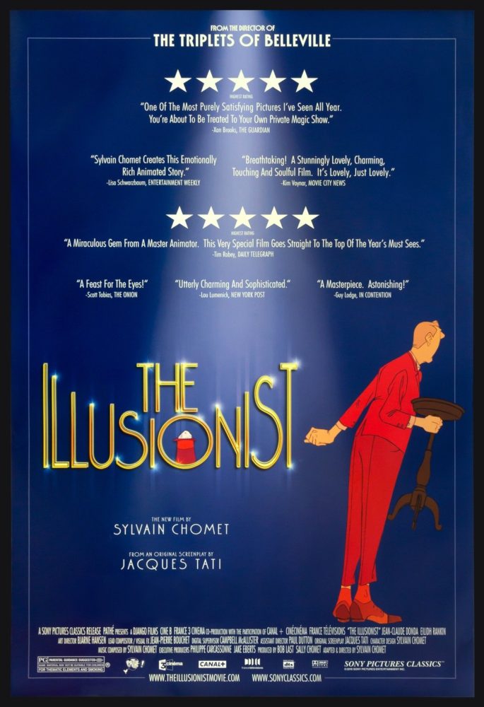 theatrical poster for the illusionist