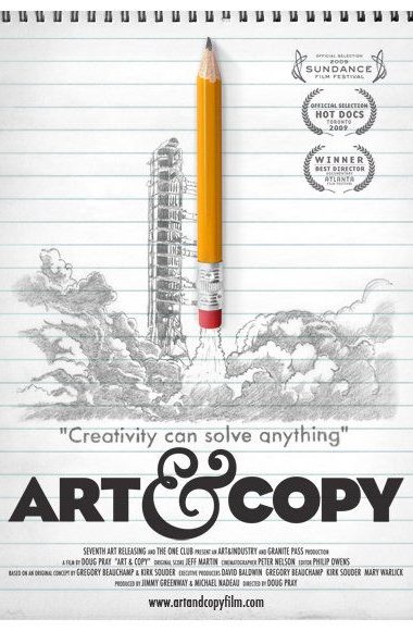 theatrical poster for art and copy