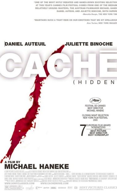 theatrical poster for cache