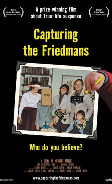theatrical poster for capturing the friedmans