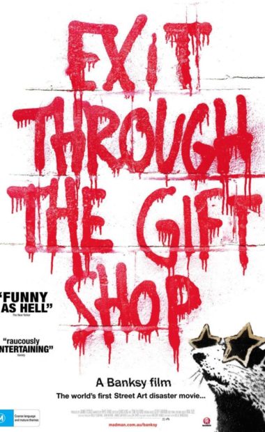 theatrical poster for exit through the gift shop