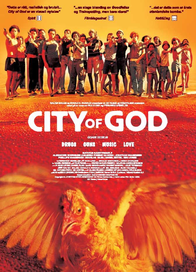 Theatrical poster for City of God (Cidade de Deus)
