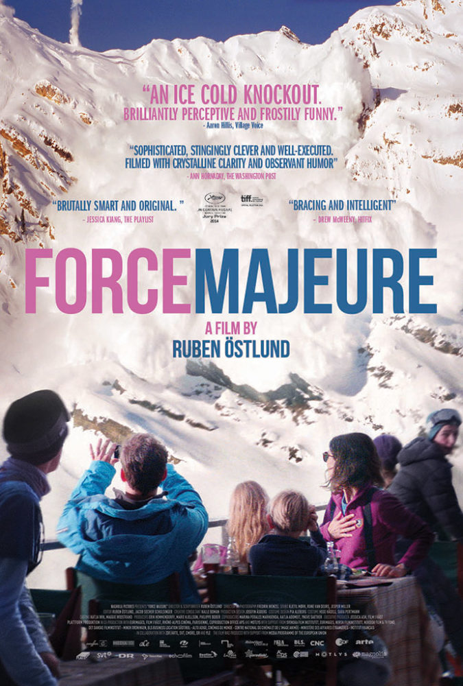 theatrical poster for force majeure