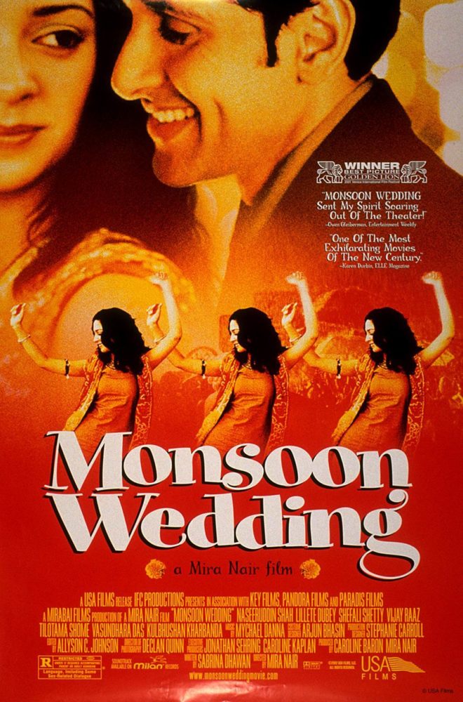 Theatrical poster for Monsoon Wedding