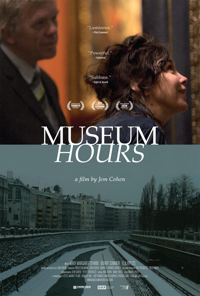 theatrical poster for museum hours