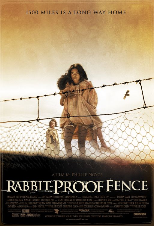 theatrical poster for rabbit proof fence