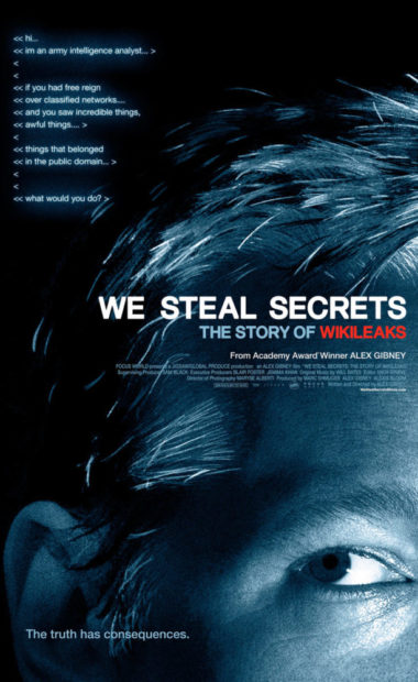 theatrical poster for we steal secrets