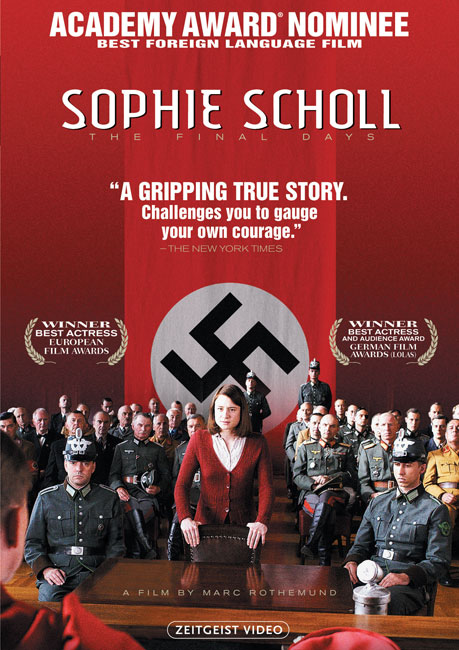 theatrical poster for sophie scholl: the final days