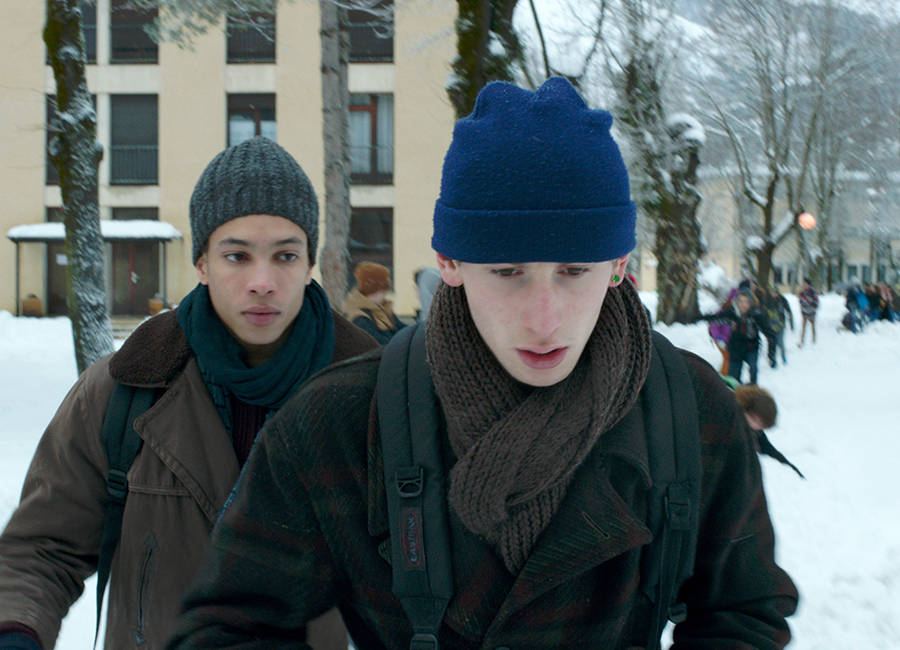 Corentin Fila plays Tomas and Kacey Mottet Klein plays Damien in “Being 17,” a coming-of-age drama distributed by Strand Releasing.