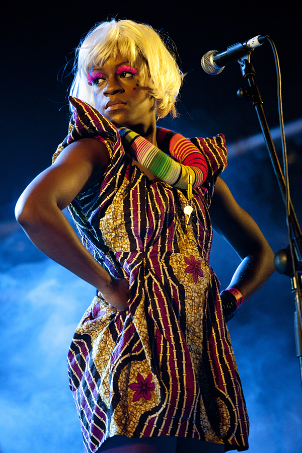 "One of the Wives," a backup singer for British songwriter Ebony Bones. Via Wikipedia.