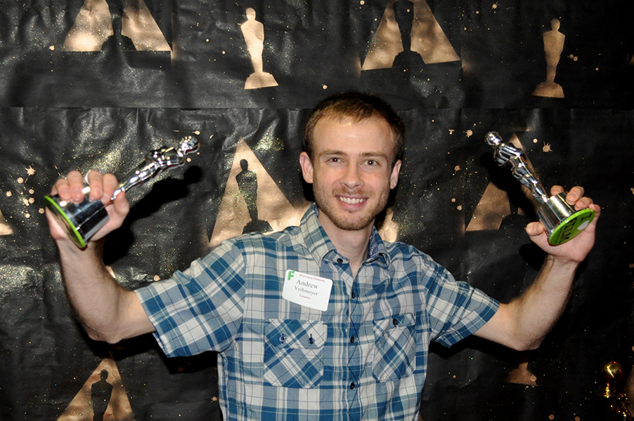 The Academy would like to congratulate Andrew Veihmeyer on his volunteer achievements with Filmworks.