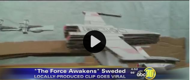A local group behind a "sweded" version of a 'Star Wars' trailer is getting national attention. (KFSN)